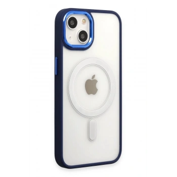 iPhone 15 Pro Kılıf Room Magneticsafe Silikon - Lacivert