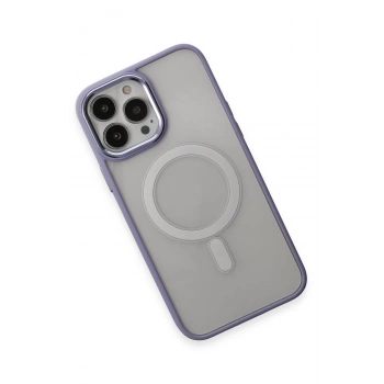 iPhone 15 Pro Kılıf Room Magneticsafe Silikon - Lila