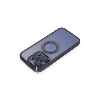 iPhone 15 Pro Kılıf Slot Silikon - Mor