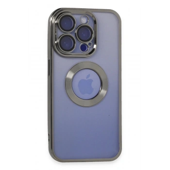 iPhone 15 Pro Kılıf Slot Silikon - Titan Gri