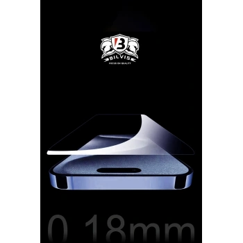 iPhone 15 Pro Max Bilvis 0.18mm Plus Cam Ekran Koruyucu
