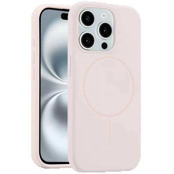 iPhone 15 Pro Max Kılıf Jully Magsafe Kapak - Pembe