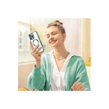 iPhone 15 Pro Max Kılıf Kross Magneticsafe Kapak - Kırmızı