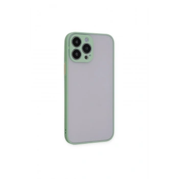 iPhone 15 Pro Max Kılıf Montreal Silikon Kapak - Açık Yeşil