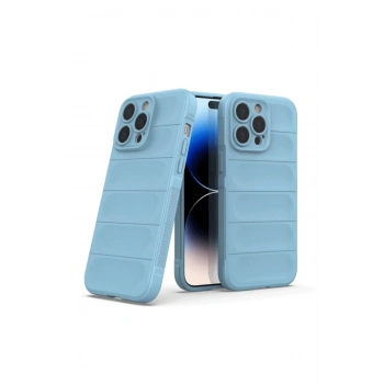 iPhone 15 Pro Max Kılıf Optimum Silikon - Sky Blue