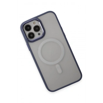 iPhone 15 Pro Max Kılıf Room Magneticsafe Silikon - Sierra Blue