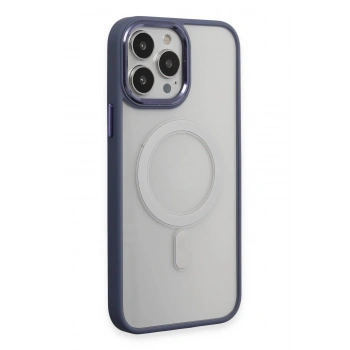 iPhone 15 Pro Max Kılıf Room Magneticsafe Silikon - Sierra Blue