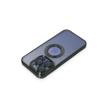 iPhone 15 Pro Max Kılıf Slot Silikon - Köknar Yeşili