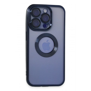 iPhone 15 Pro Max Kılıf Slot Silikon - Lacivert