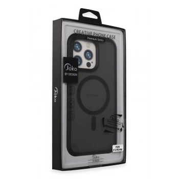 iPhone 15 Pro Toras Airbag Magsafe Kapak - Siyah