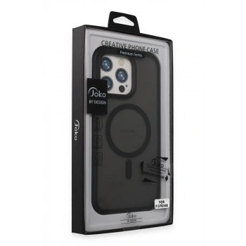 iPhone 15 Pro Toras Airbag Magsafe Kapak - Siyah