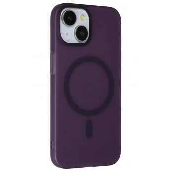 iPhone 15 Tuna PC Slim Magsafe Kapak - Derin Mor