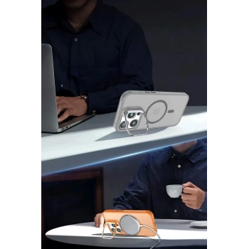 iPhone 16 Flet Lens Magsafe Kapak - Siyah