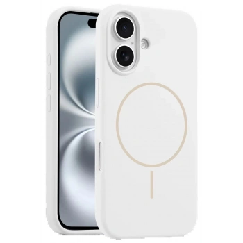iPhone 16 Plus Kılıf Jully Magsafe Kapak - Beyaz