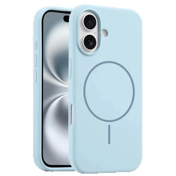 iPhone 16 Plus Kılıf Jully Magsafe Kapak - Mavi