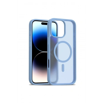 iPhone 16 Pro Jota Magsafe Kapak - Açık Mavi