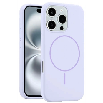 iPhone 16 Pro Kılıf Jully Magsafe Kapak - Lila