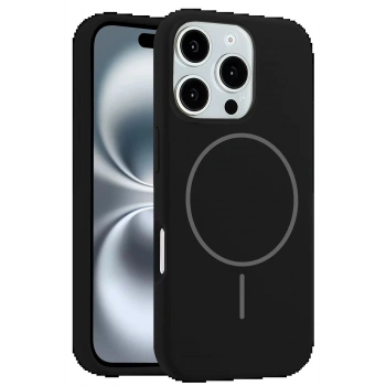 iPhone 16 Pro Kılıf Jully Magsafe Kapak - Siyah
