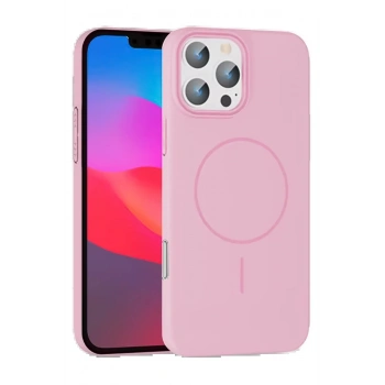 iPhone 16 Pro Max Broş Magsafe Kapak - Pembe