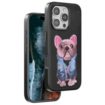 iPhone 16 Pro Max Cute Desenli Kapak - Siyah