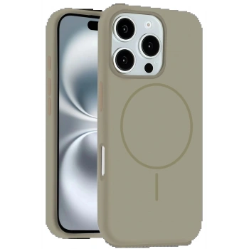 iPhone 16 Pro Max Kılıf Jully Magsafe Kapak - Çöl Titanyum