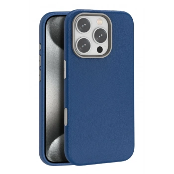 iPhone 16 Pro Wonder Deri Magsafe Kapak - Lacivert