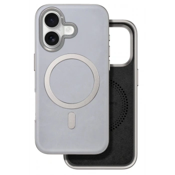 iPhone 16 Puskas Magsafe Kapak - Titan Gri