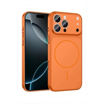 İphone 16 Uyumlu 17 Pro Max Görünümlü Magsaff Kapak Kılıf