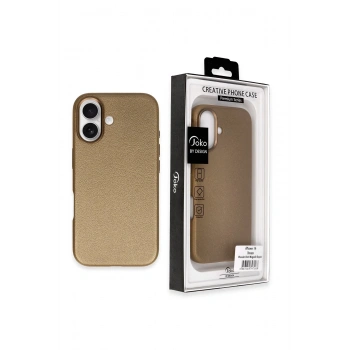 iPhone 16 Wonder Deri Magsafe Kapak - Bronz