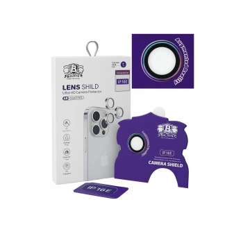 iPhone 16E Bilvis Titan Kamera Lens - Rainbow