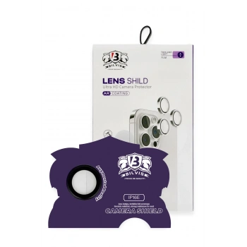 iPhone 16E Bilvis Titan Kamera Lens - Siyah