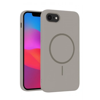 iPhone 16E Broş Magsafe Kapak - Titan Gri