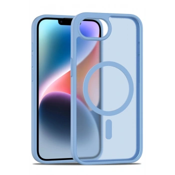 iPhone 16E Jota Magsafe Kapak - Açık Mavi
