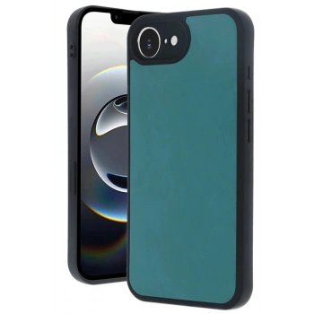 iPhone 16E Kılıf Aras Deri Kapak - Açık Yeşil