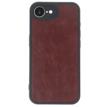 iPhone 16E Kılıf Aras Deri Kapak - Bordo