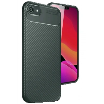 iPhone 16E Kılıf Auto Focus Karbon Kapak - Koyu Yeşil