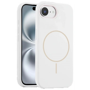 iPhone 16E Kılıf Jully Magsafe Kapak - Beyaz