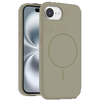 iPhone 16E Kılıf Jully Magsafe Kapak - Çöl Titanyum