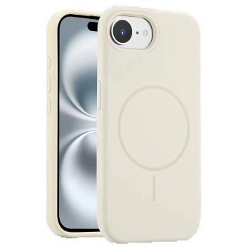 iPhone 16E Kılıf Jully Magsafe Kapak - Pudra