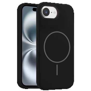 iPhone 16E Kılıf Jully Magsafe Kapak - Siyah