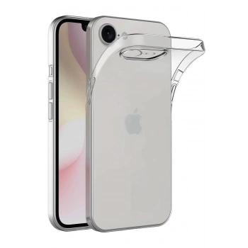 iPhone 16E Kılıf Lüx Şeffaf Silikon