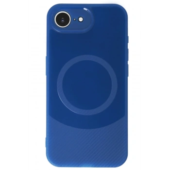 iPhone 16E Kılıf Maya Karbon Kapak - Lacivert