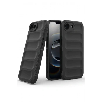 iPhone 16E Kılıf Optimum Silikon - Siyah