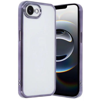 iPhone 16E Kılıf Razer Lensli Silikon - Mor