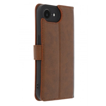 iPhone 16E Kılıf Trend S Plus Kapaklı Kılıf - Taba