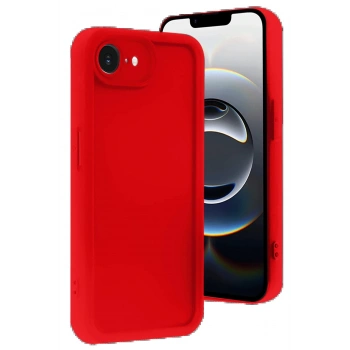 iPhone 16E Kılıf Viera Silikon - Kırmızı