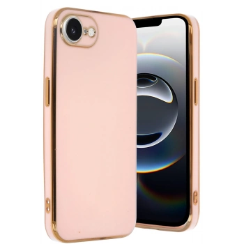 iPhone 16E Kılıf Volet Silikon - Pembe