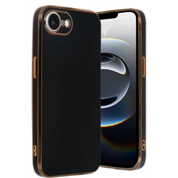 iPhone 16E Kılıf Volet Silikon - Siyah