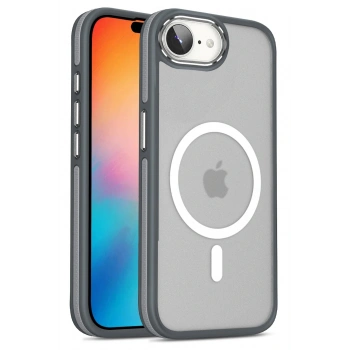 iPhone 16E Winner Magsafe Kapak - Gri