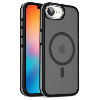 iPhone 16E Winner Magsafe Kapak - Siyah